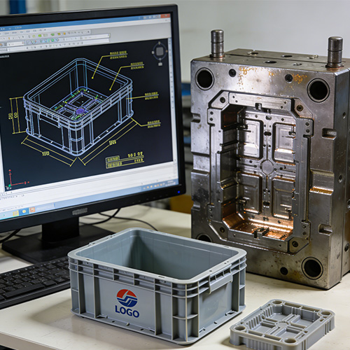 प्लास्टिक क्रेट के लिए चीन अनुकूलित इंजेक्शन मोल्डिंग