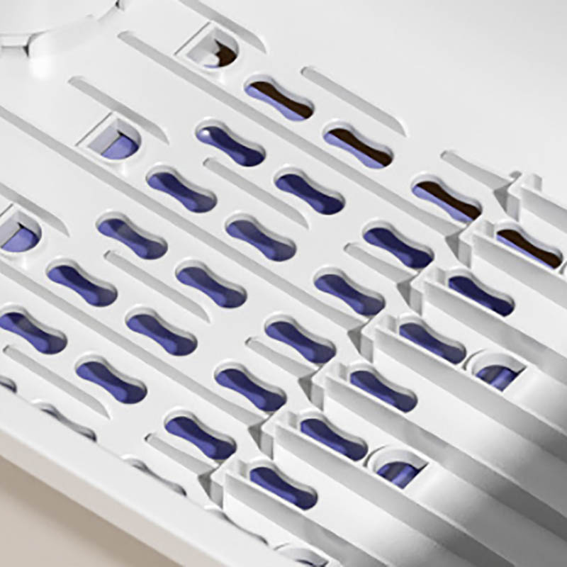 Tableware storage rack molding