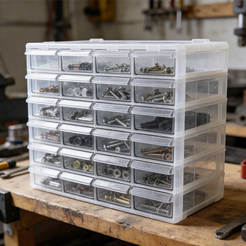 पार्ट्स भंडारण दराज बक्से प्लास्टिक मोल्डिंग